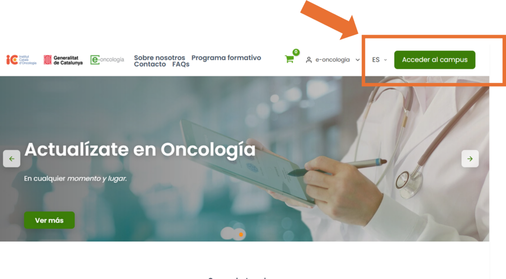 ¿Cómo puedo acceder a los cursos?